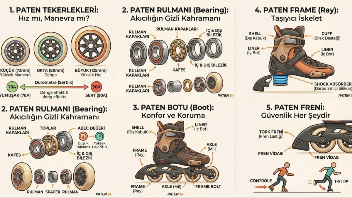 Paten Araçları ve Teknik Özellikleri